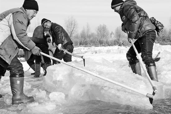 哈爾濱冬季(jì)采冰 采冰工具